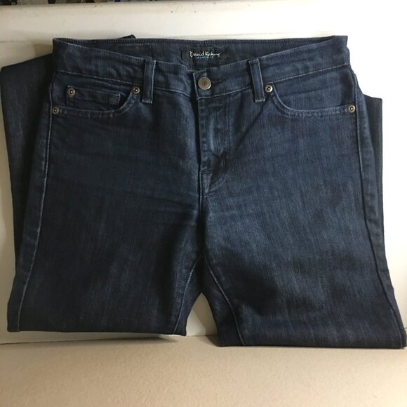 DAVID KAHN JEANS "Nikki" Straight Leg Dark Wash Premium Denim - size 28 - Picture 4 of 15